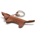 Choosing Keeping Leather Keyring, Sausage Dog