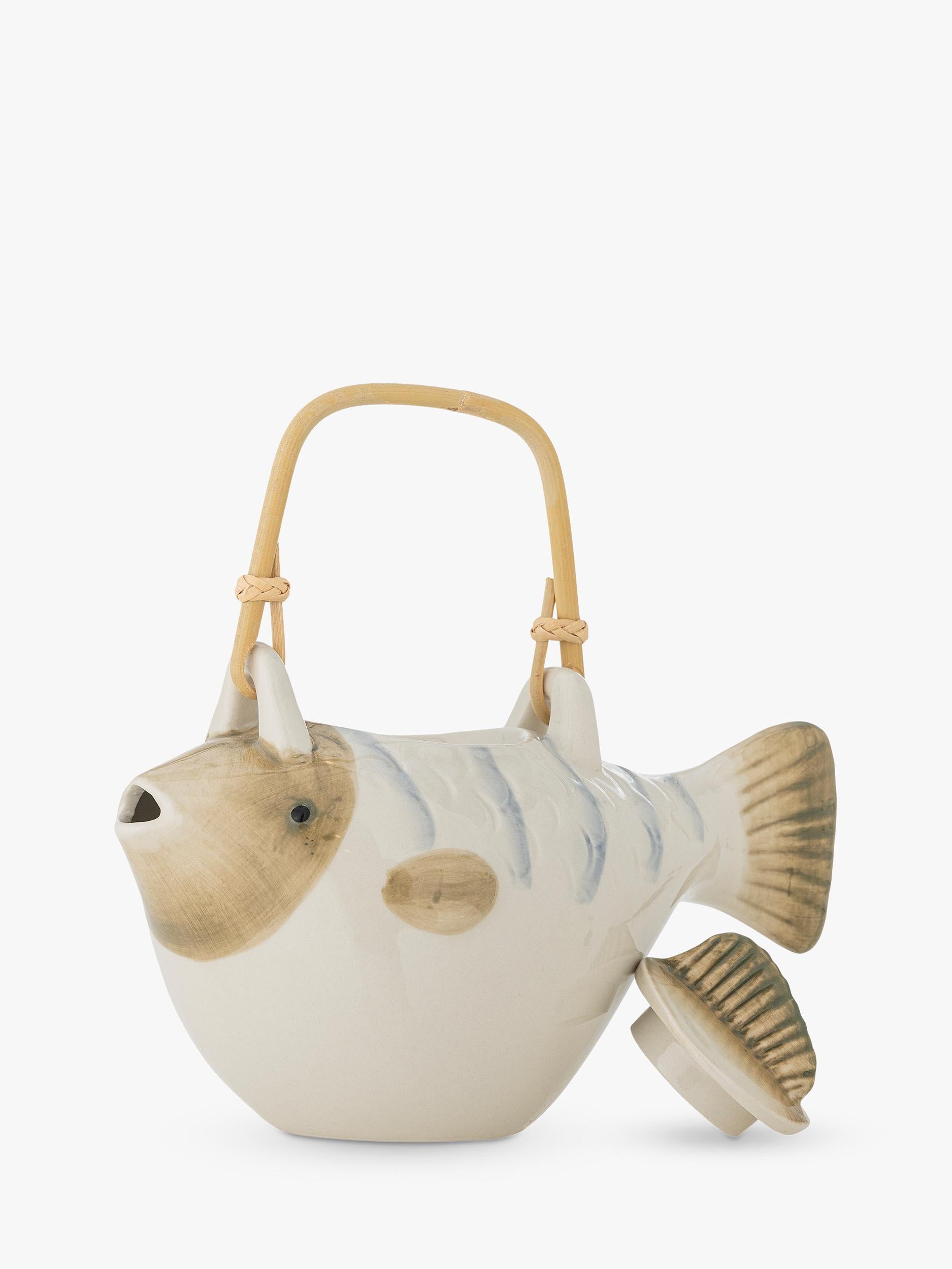 Bloomingville Creative Collection Wrenna Stoneware Teapot, 800ml, Grey