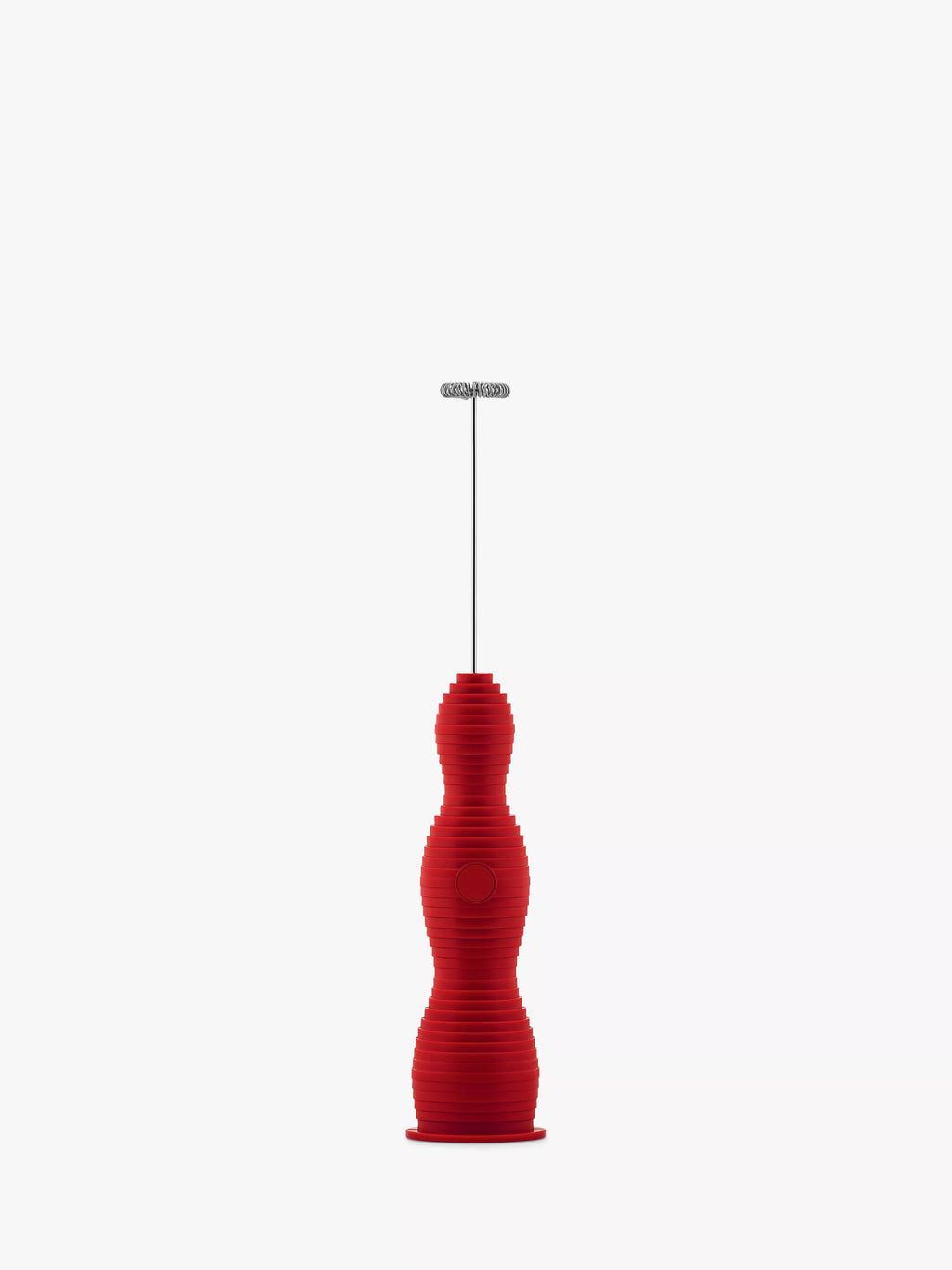 Alessi Pulcina Milk Frother Red