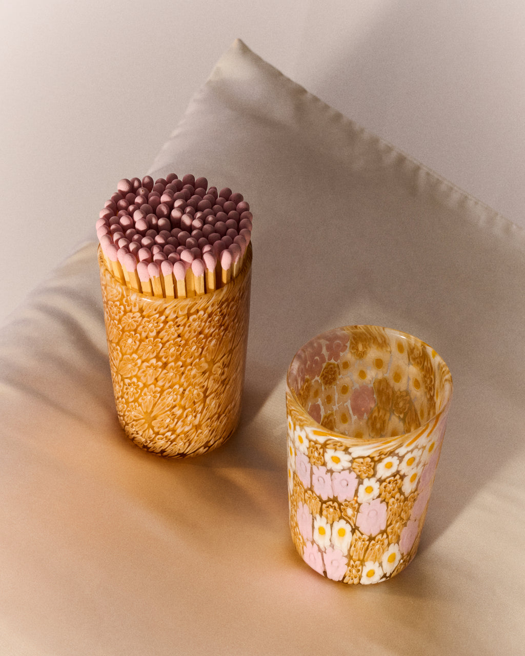 August Honey Match & Tealight Set