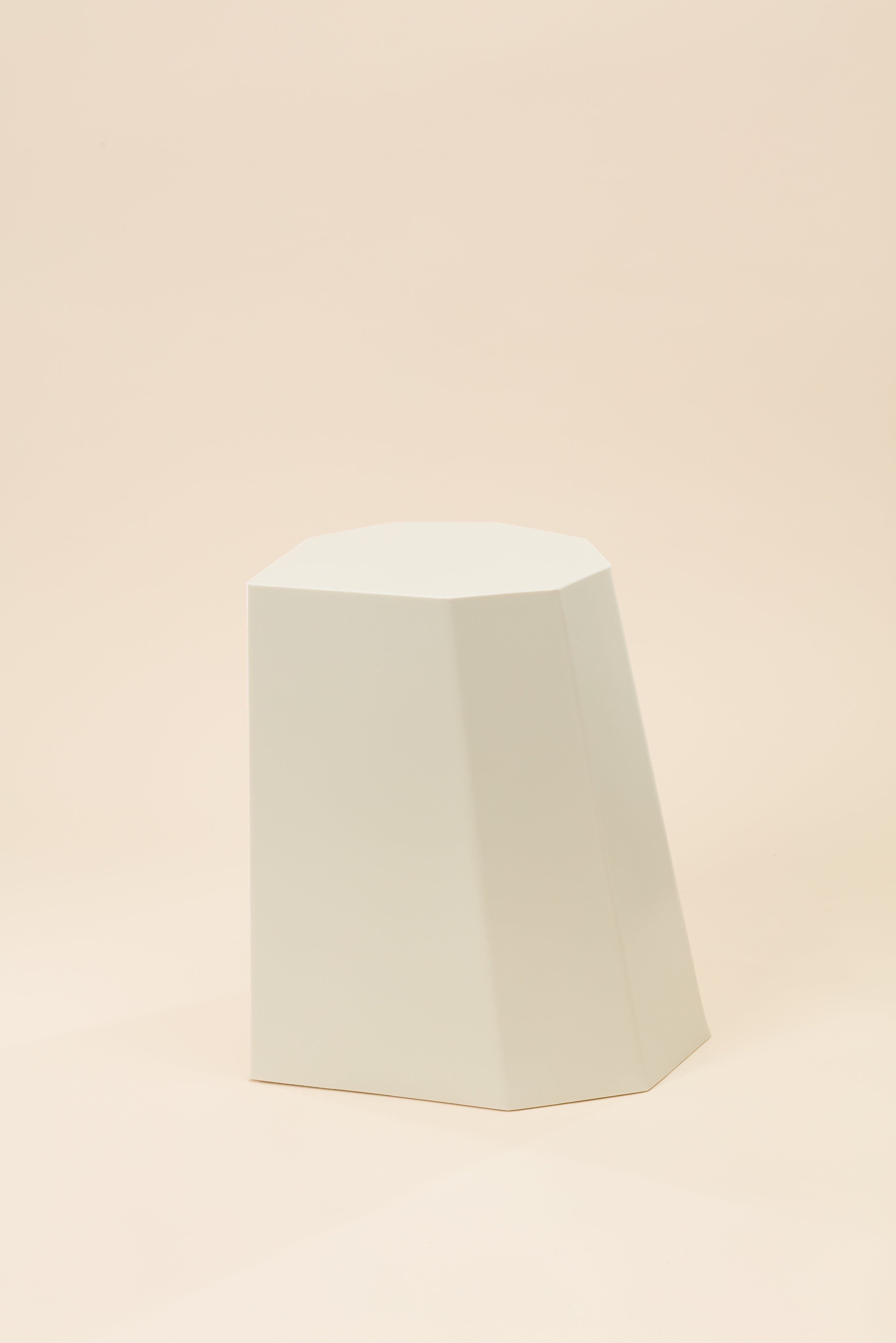 Arnold Circus Stool White Ivory