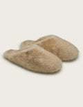 The White Company Tipped Faux Fur Mule Slipper