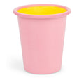 Enamel Tumbler in Old Rose / Sulphur Yellow