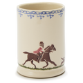 Choosing Keeping Spongeware Pen Pot, Fox and Hound