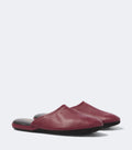 Charvet Leather Slippers, Burgundy