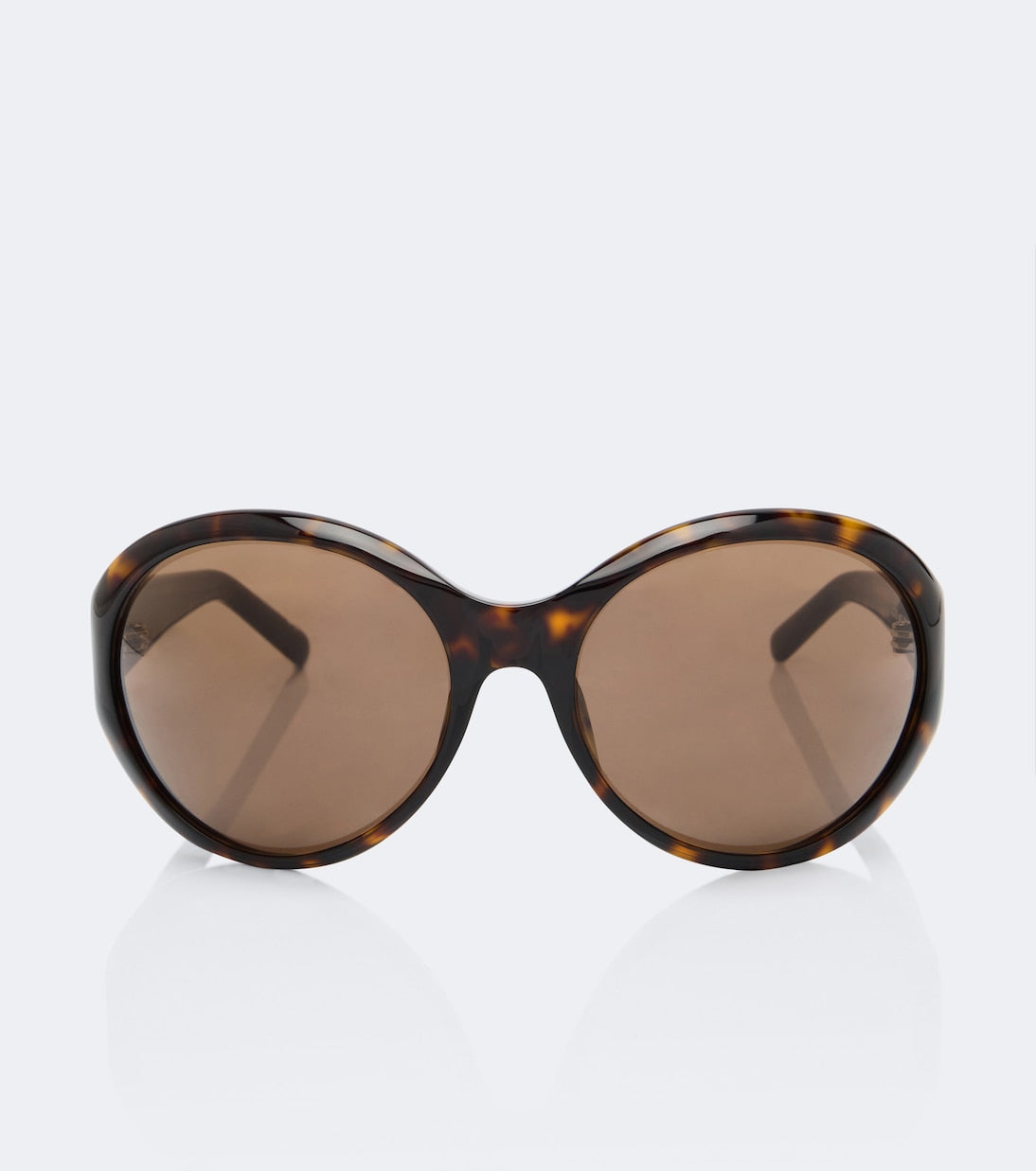 Magda Butrym Logo Oversized Sunglasses, Brown