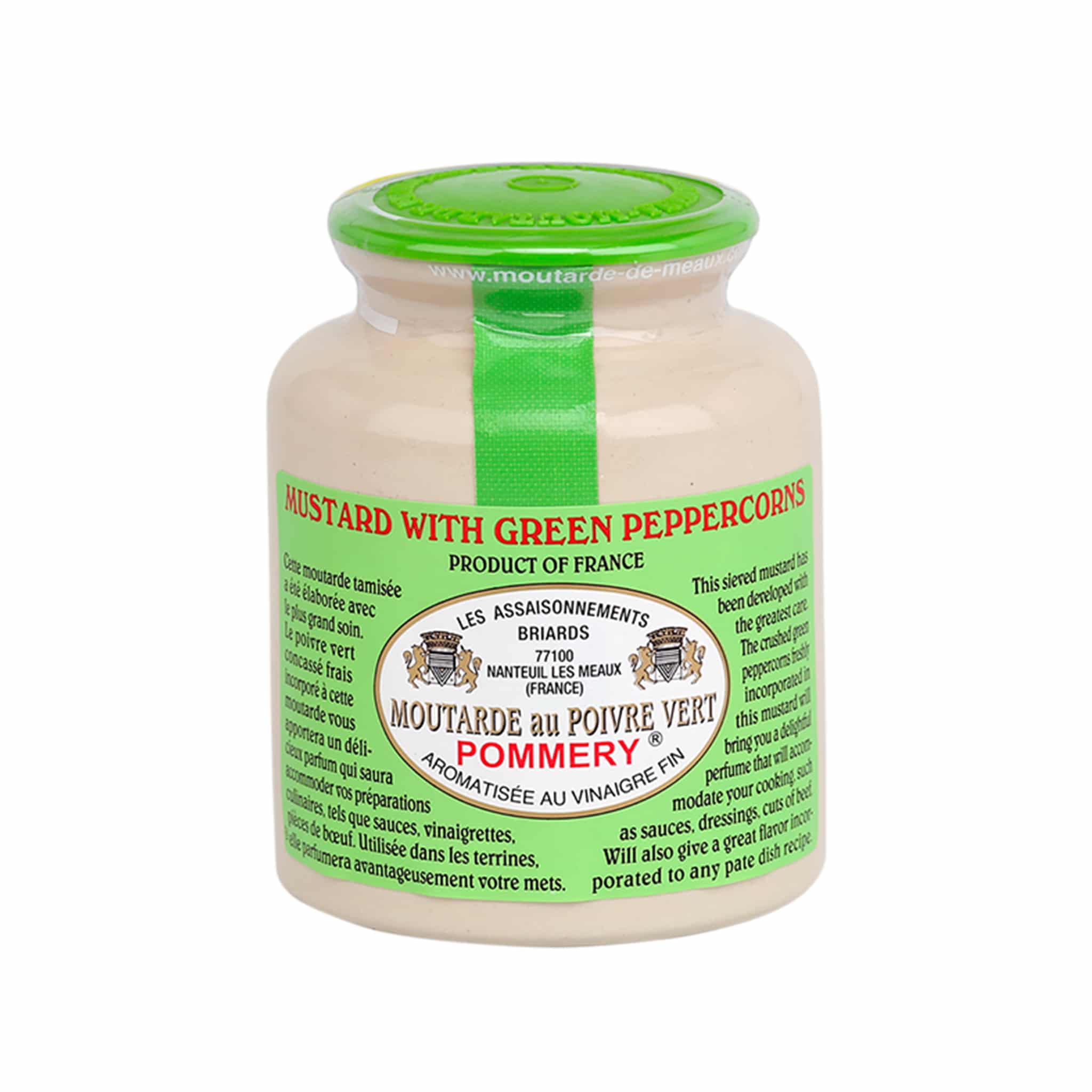 Pommery Green Peppercorn Mustard 250g