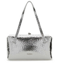 Goji Pillow Shoulder Bag, Silver