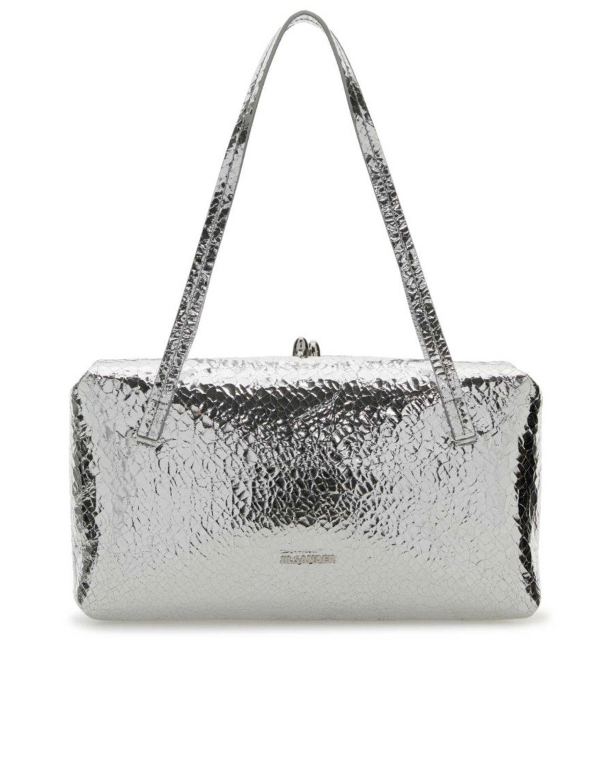 Goji Pillow Shoulder Bag, Silver