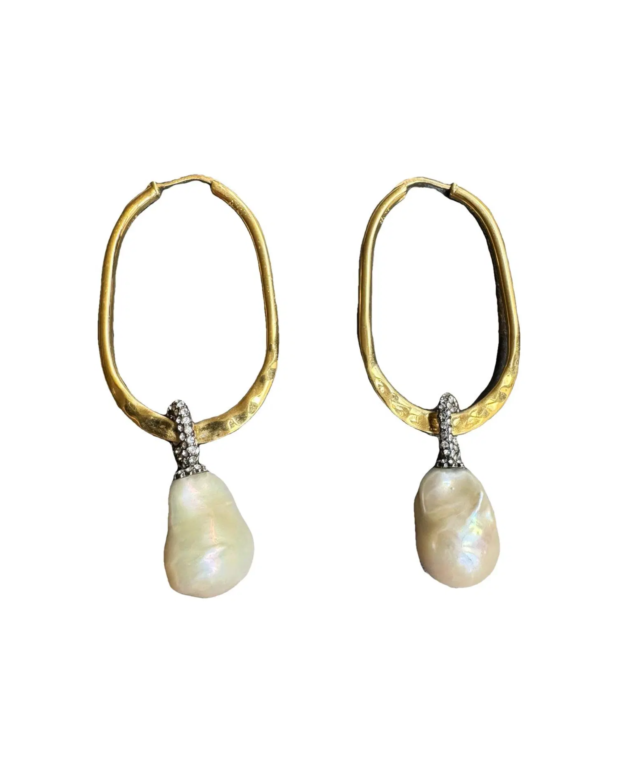 Celine Gold Crystal Earrings