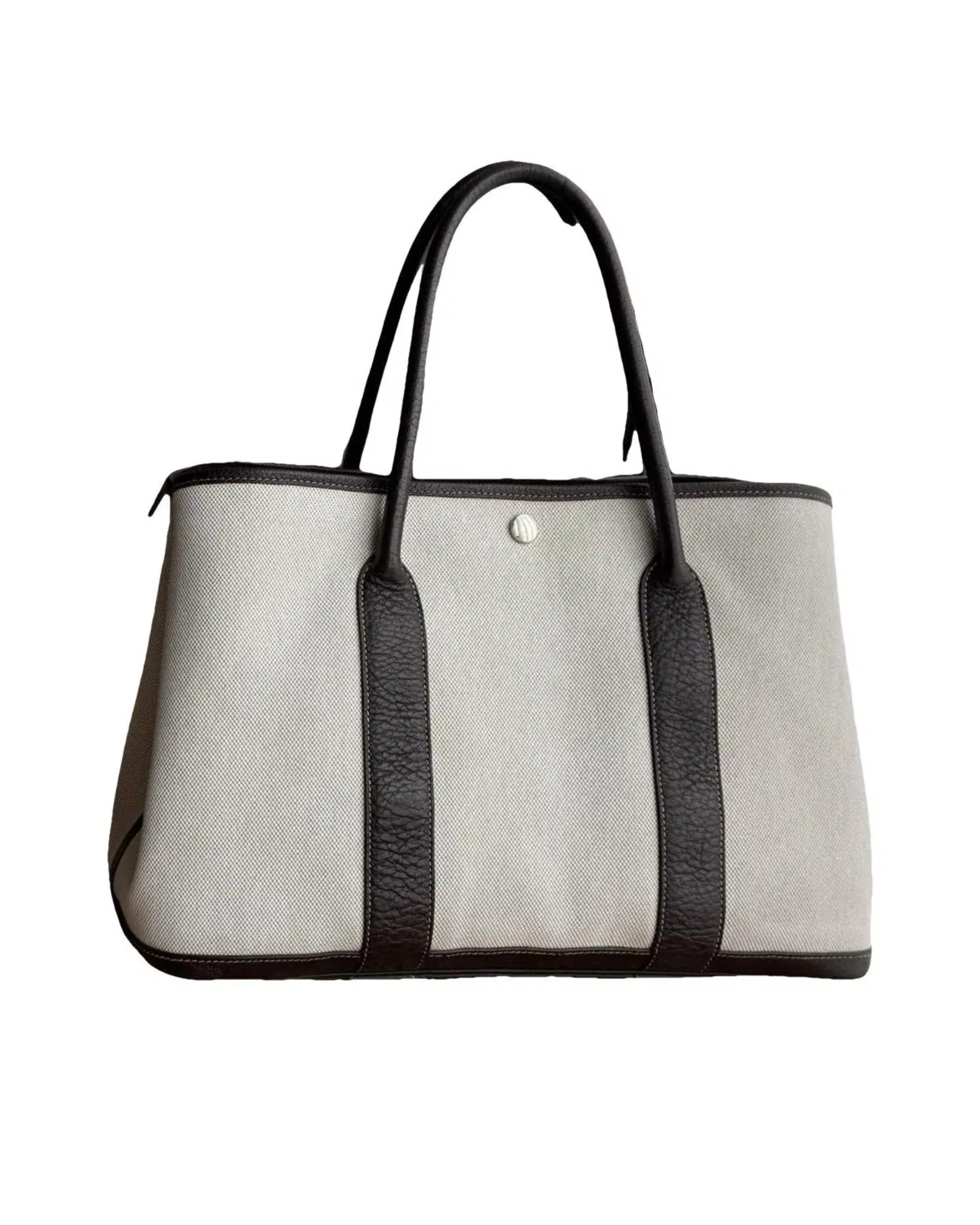 Hermès Garden Party Cloth Tote (Beige)