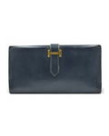 Hermès Béarn Leather Wallet (Black)