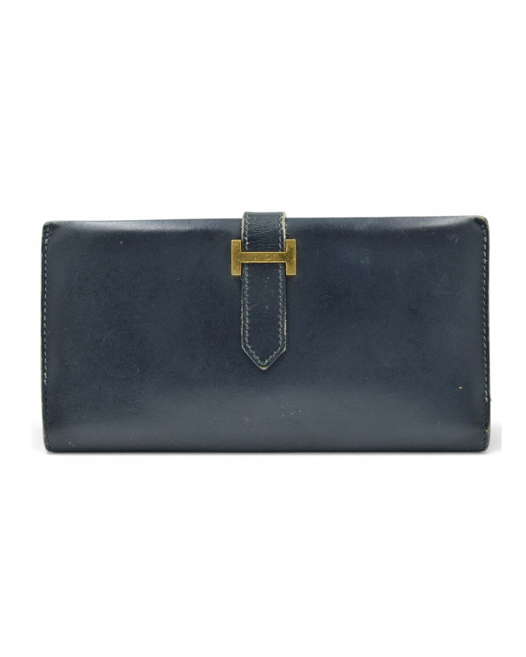 Hermès Béarn Leather Wallet (Black)