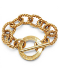 Celine Gold Metal Bracelet