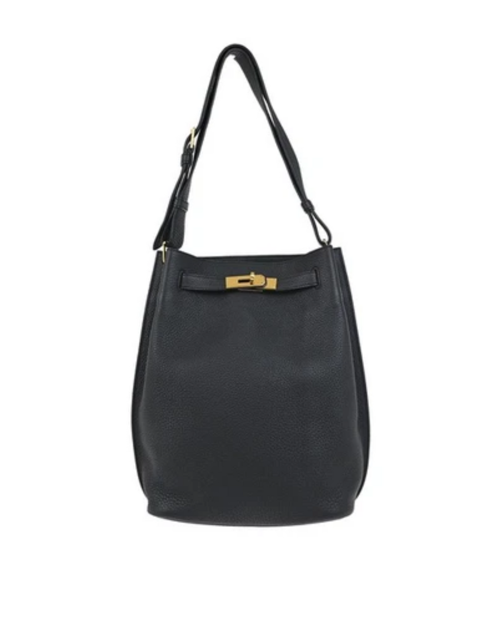 Hermès Black Togo So Kelly 22 Shoulder Bag