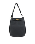 Hermès Black Togo So Kelly 22 Shoulder Bag