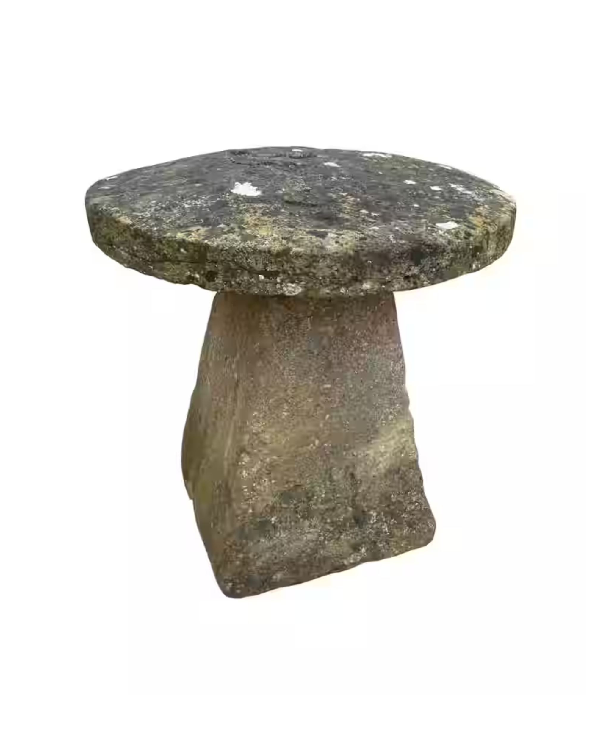 Garden Antique Reclaimed Old Staddle Hand Carved Stone