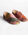 Slipper Mules in Red and Multi