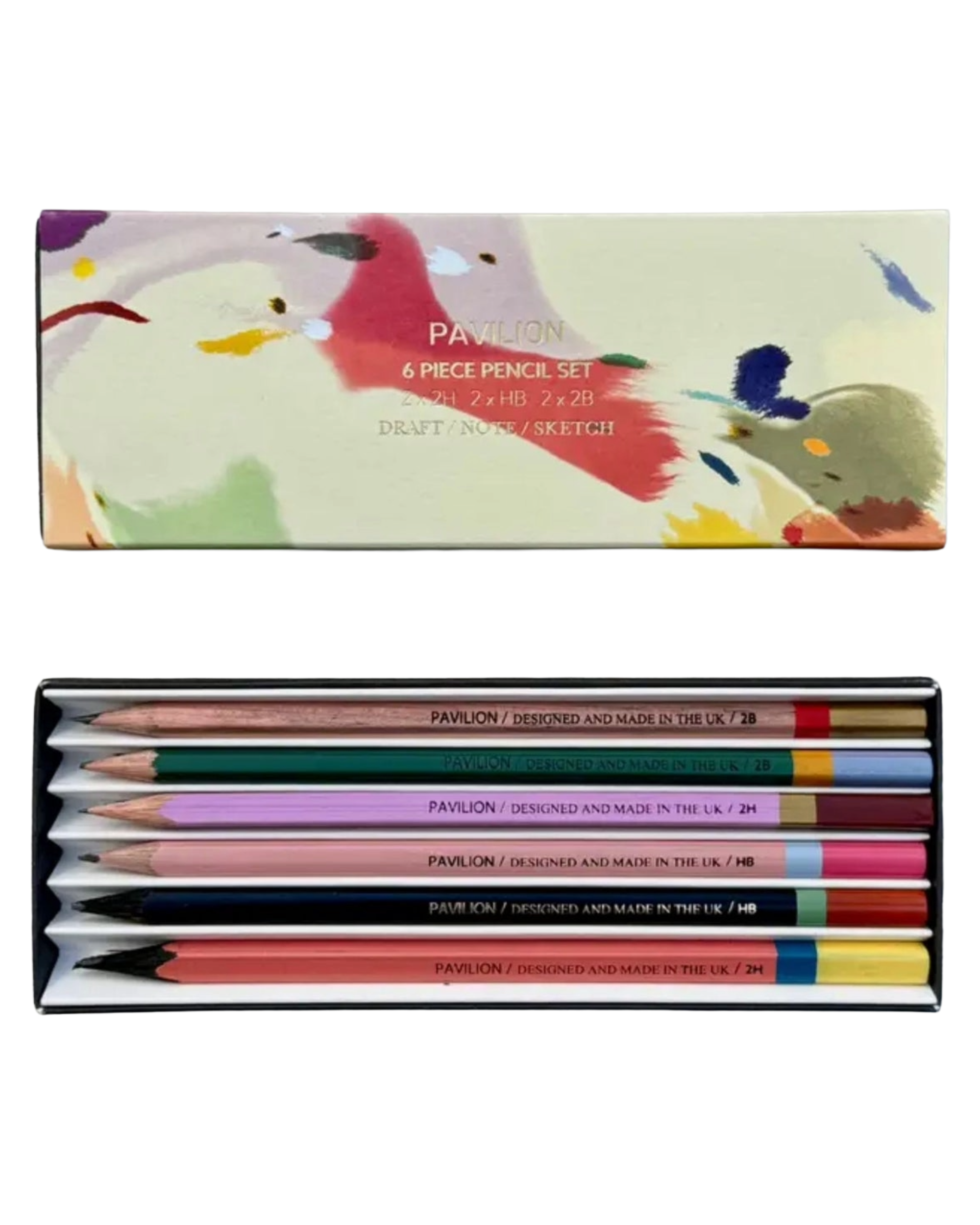 Marble Galaxy Pencil Set