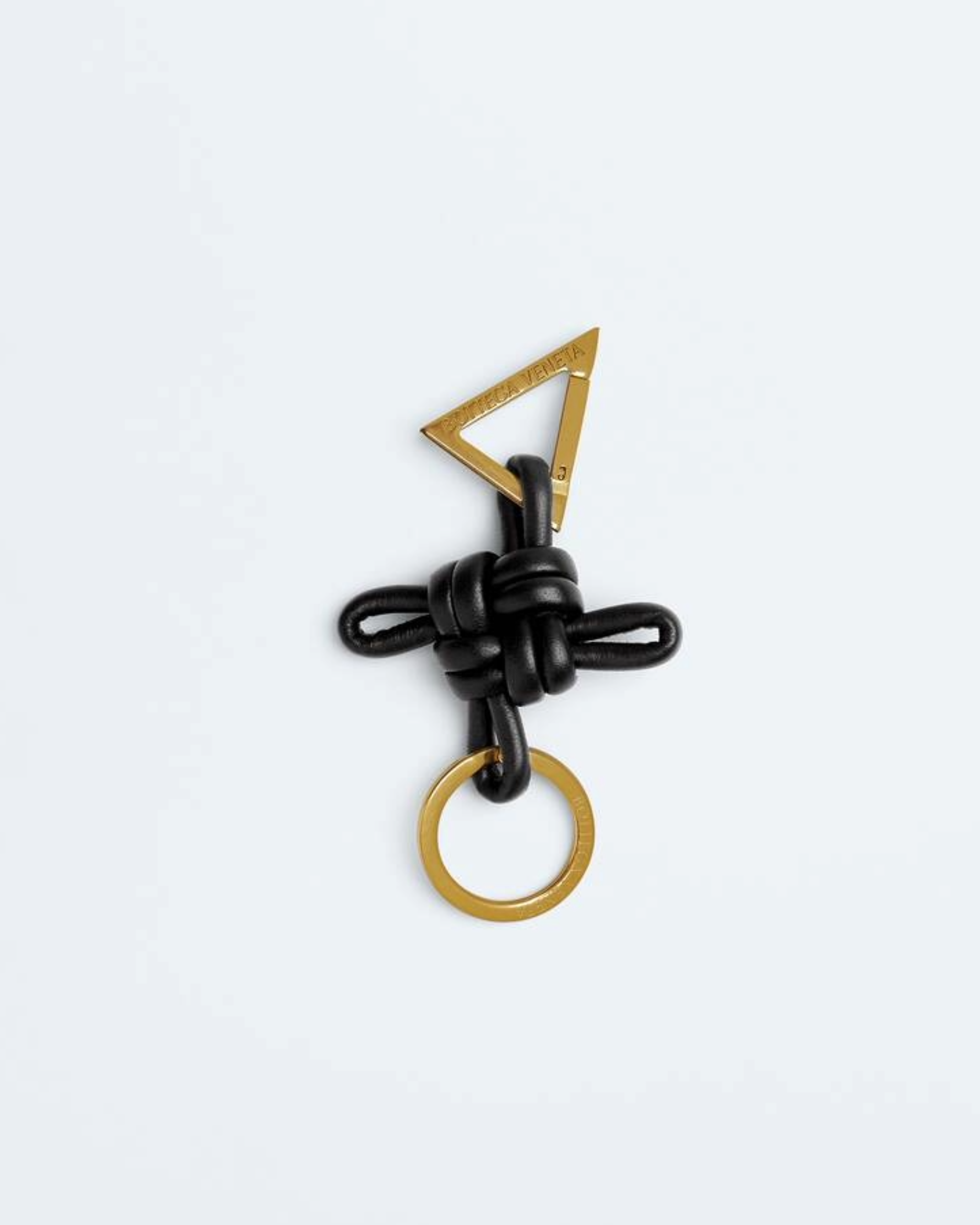 Double Knot Key Ring - Black