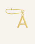 Alphabet Brooch, Gold