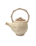 Hand-Thrown Ceramic Faceted Teapot