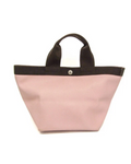 Hervé Chapelier GP Canvas Tote Bag, Brown/Pink