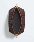 Medium Cosmetic Pouch, Deep Mahogany