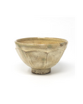 Powder Cream Faceted Meshiwan Bowl