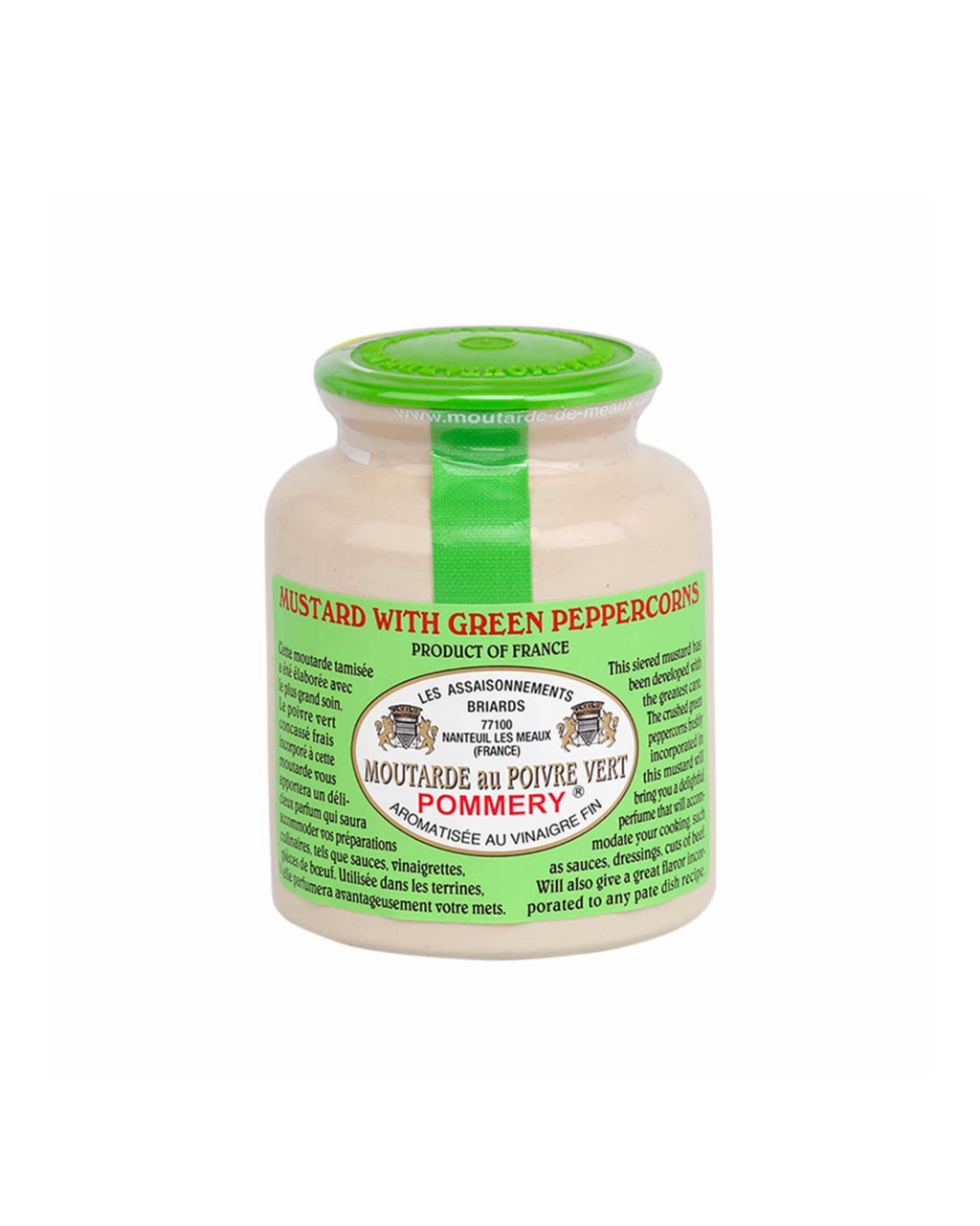 Pommery Green Peppercorn Mustard, 250g