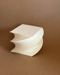 Ivory Spiral Pad, 3.5"
