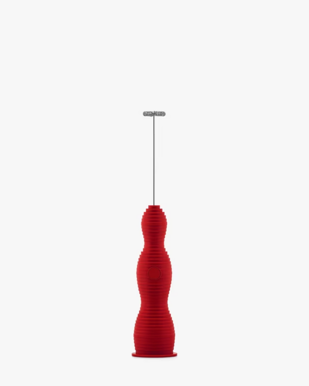 Alessi Pulcina Milk Frother, Red