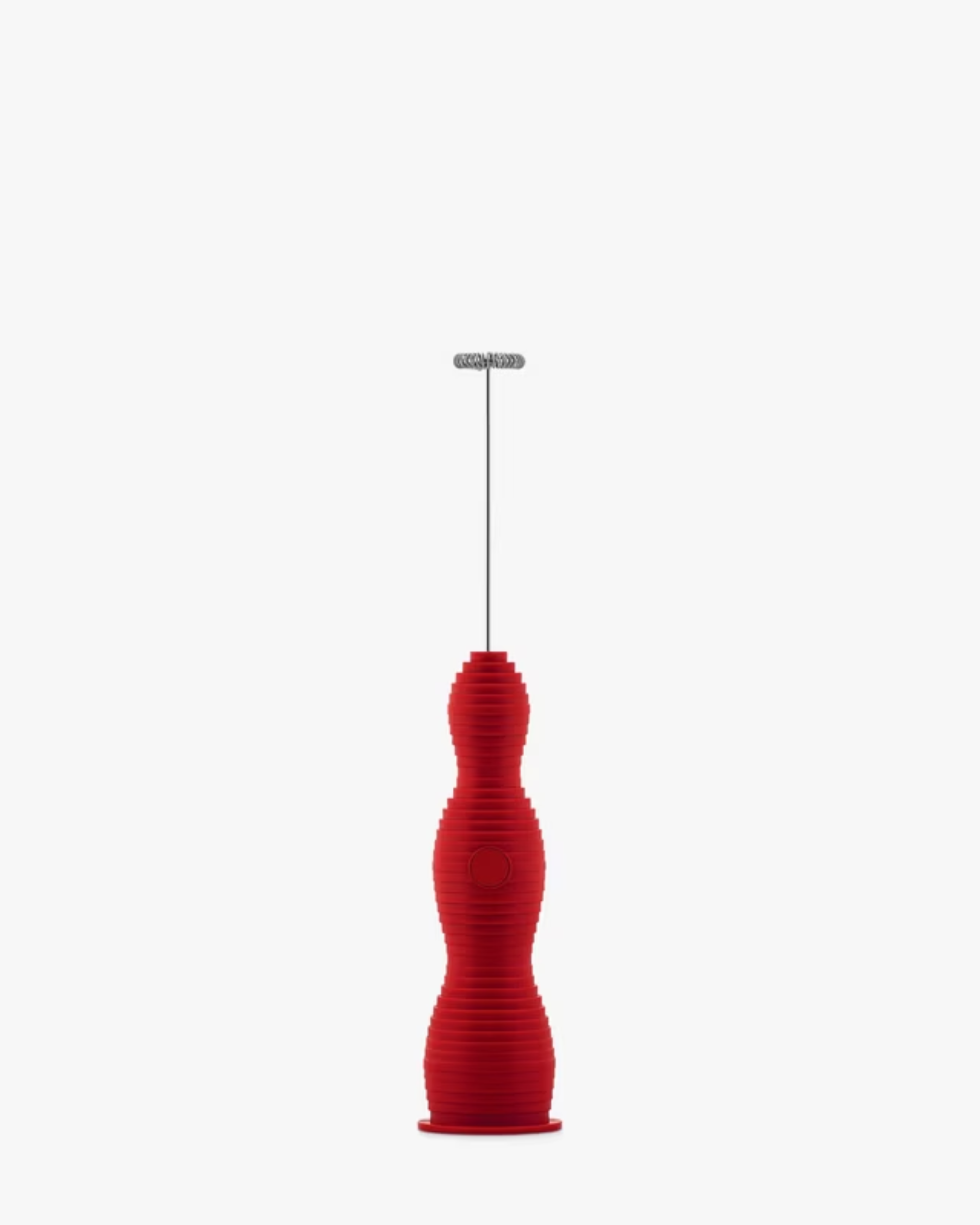 Alessi Pulcina Milk Frother, Red