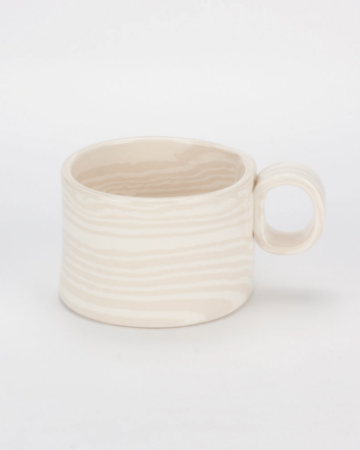 Hug Mug, Oatmeal & White Marble