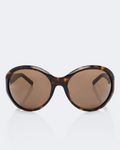 Logo Oversized Sunglasses, Brown