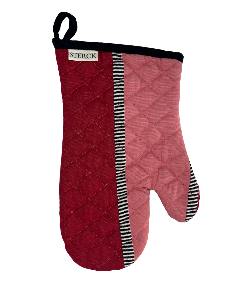 Zaika Oven Mitt (Black/Red)