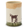 Choosing Keeping Spongeware Pen Pot, Cowboy