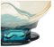 Big Collina Vase, Fish Design - Clear and Emerald Green