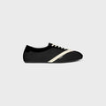 Celine The Flat Sneaker in black and white
