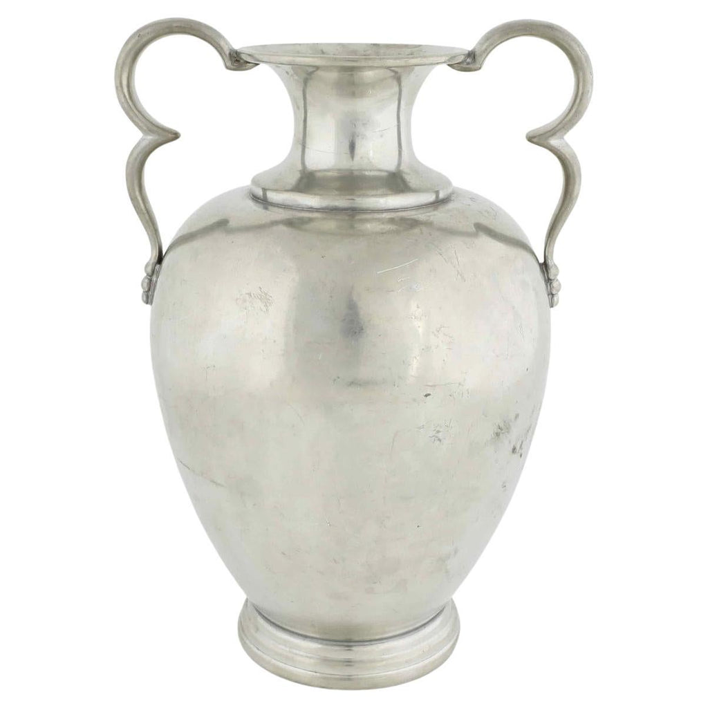 Swedish Modern Large Pewter Vase, Ernst Svedbom for Svenskt Tenn