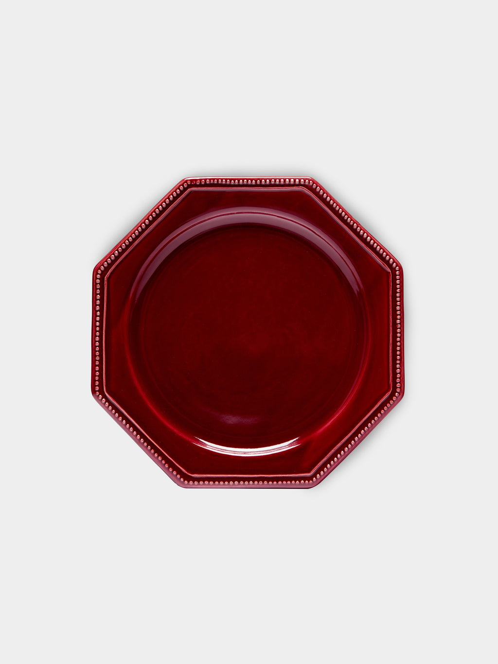 Louis XVI Hand-Glazed Ceramic Side Plates, Set of 4 (23cm)