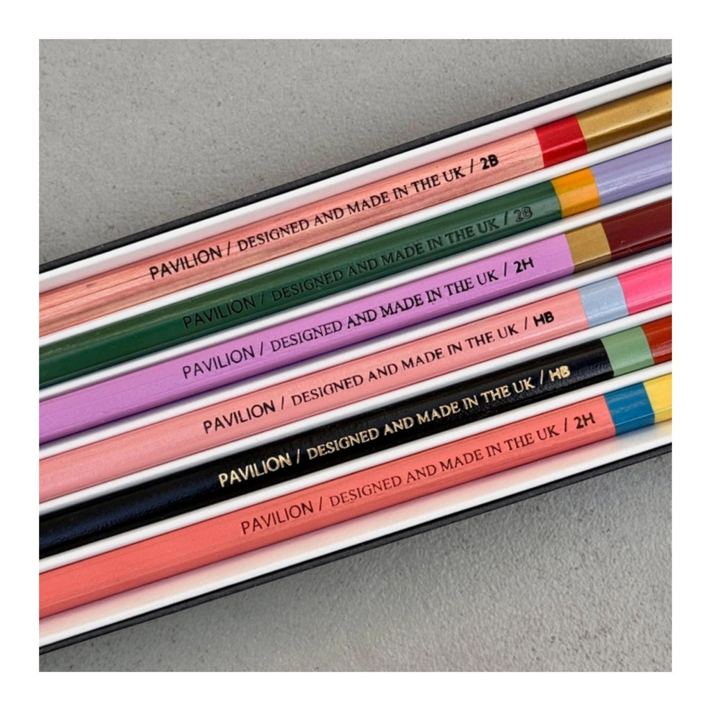 Marble Galaxy Pencil Set