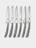 Poglia Tavolo Horn and Bone Steak Knives