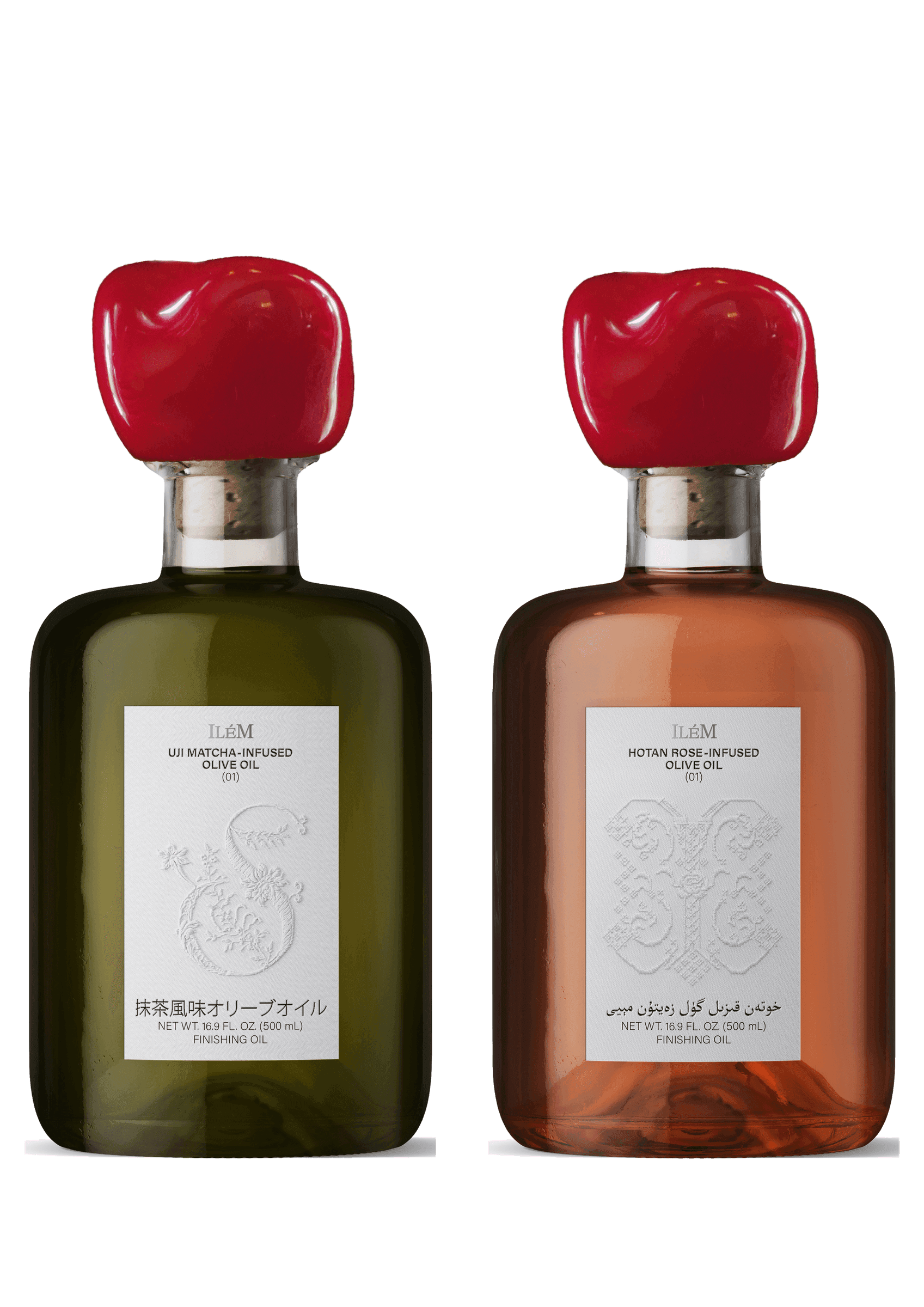 ILEM Flavor Set - Rose and Matcha Infused Olive Oils