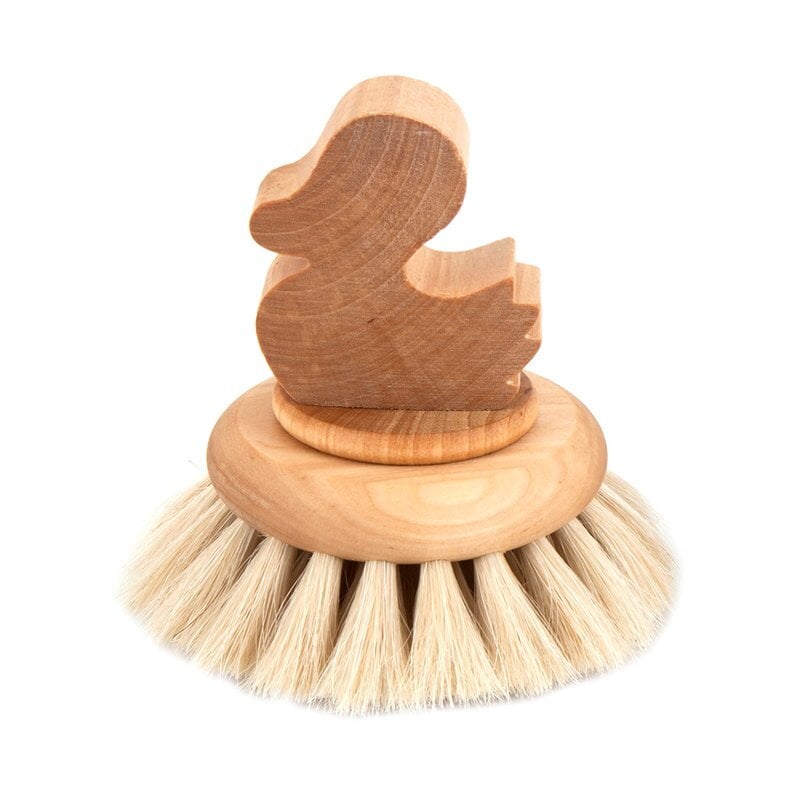 Iris Hantverk Bath Brush Duck