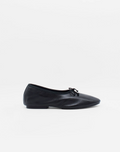 About Arianne Mila Black ballet flat side profile