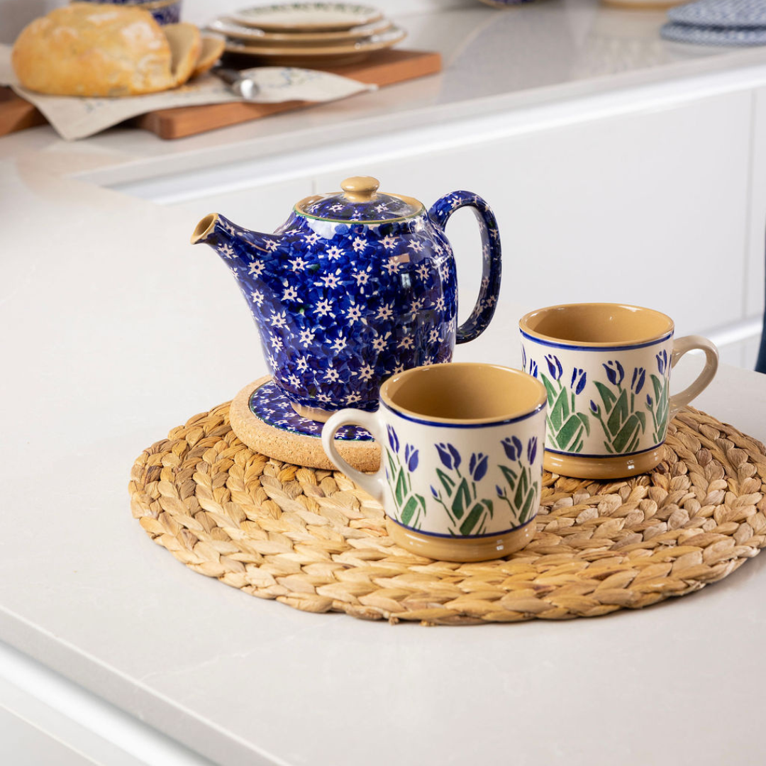 Teapot Dark Blue (Lawn)