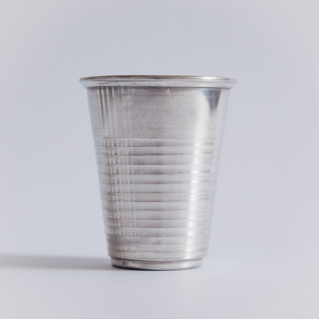 Pewter Plastic Cup