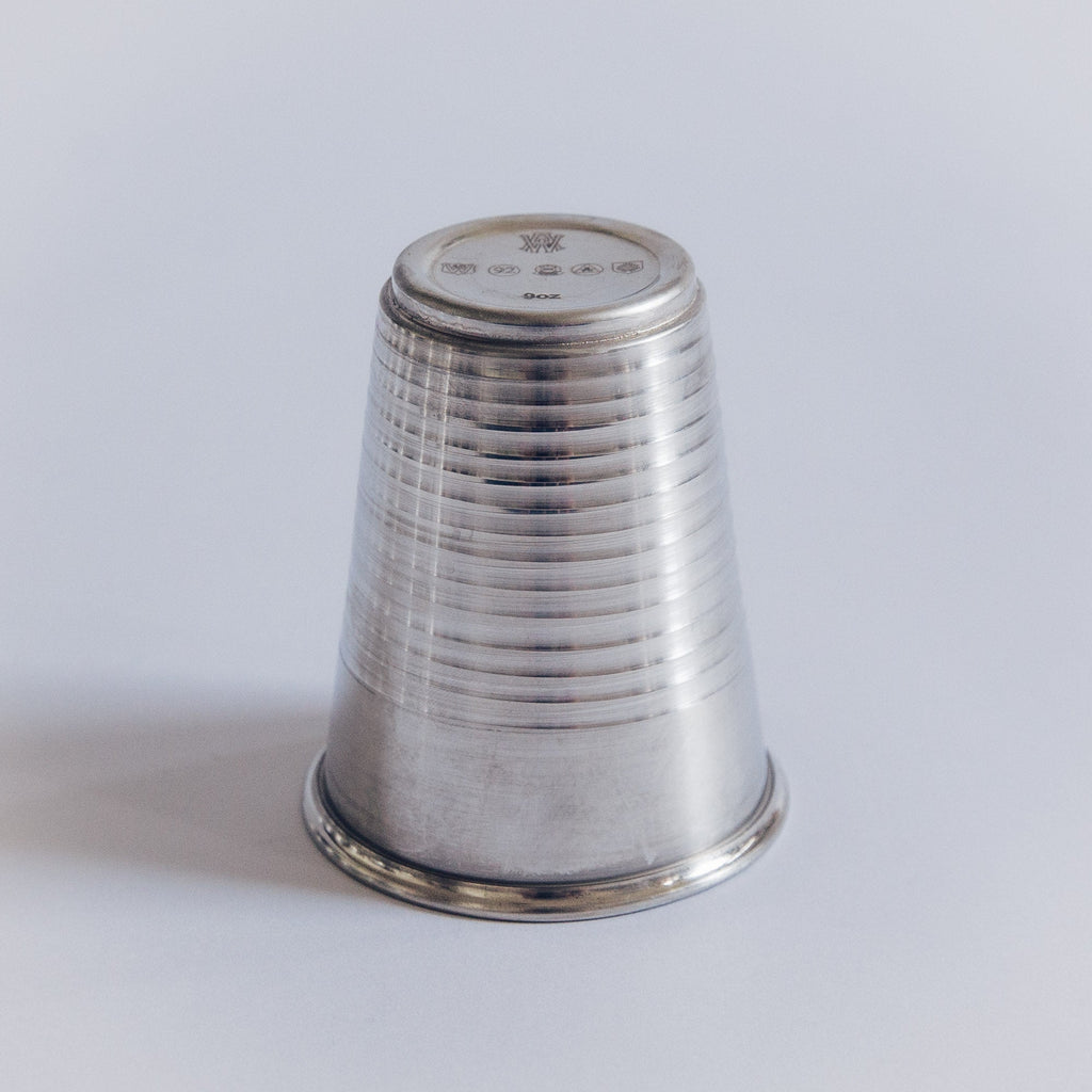 Pewter Plastic Cup