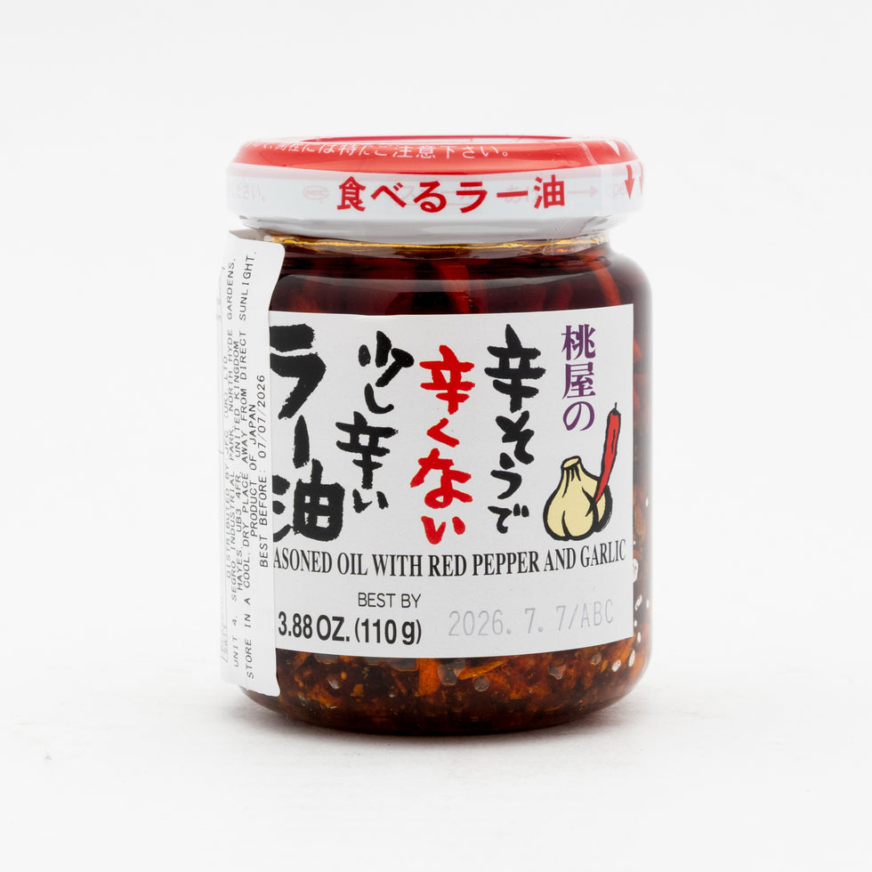 Momoya Taberu La-yu Premium Slightly Spicy Chilli Oil 110g
